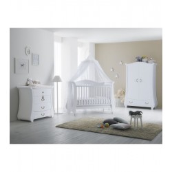 Βρεφικό κρεβατάκι - καναπές PALI Tulip Baby white 022500MT