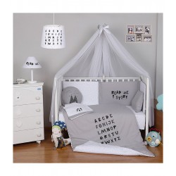 Σετ προίκας μωρού FUNNA BABY Story Grey 8τμχ BIS-9818