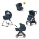 Inglesina Electa Full Kit System Darwin Hudson Blue - Chassis Silver KA51R0HDB