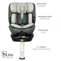 Κάθισμα Αυτοκινήτου Nobile i-Size Bebe Stars 360° Olive 924-176