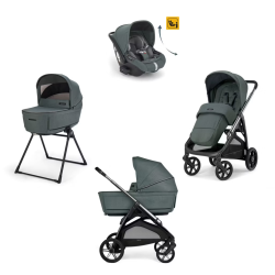 Inglesina Aptica Kit Σύστημα Quattro Mε Κάθισμα Αυτο/του Darwin Recline - Emerald Green KA62S0EMG