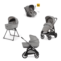 Inglesina Aptica Kit Σύστημα Quattro Με Κάθισμα Αυτο/του Darwin Recline - Platinum Grey KA62S0PLG