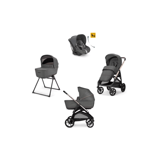 Inglesina Aptica Kit Σύστημα Quattro Με Κάθισμα Αυτο/του Darwin Recline - Velvet Grey KA62S0VLG