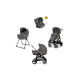 Inglesina Aptica Kit Σύστημα Quattro Με Κάθισμα Αυτο/του Darwin Recline - Velvet Grey KA62S0VLG