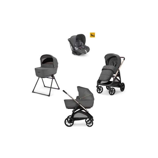 Inglesina Aptica Kit Σύστημα Quattro Με Κάθισμα Αυτο/του Darwin i-Size - Velvet Grey KA61S0VLG