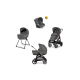 Inglesina Aptica Kit Σύστημα Quattro Με Κάθισμα Αυτο/του Darwin i-Size - Velvet Grey KA61S0VLG