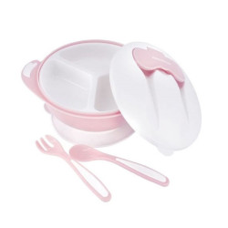 Παιδικό Σετ Φαγητού Bowl 4in1 Pink Kikkaboo 31302040069