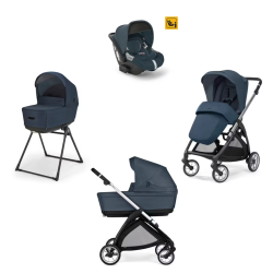 Inglesina Κιτ Σύστημα Electa Quattro + Βρεφικό Κάθισμα Αυτο/του Darwin - Hudson Blue KA51S0HDB