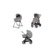 Inglesina Aptica Kit Σύστημα Duo - Platinum Grey KA69S0PLG